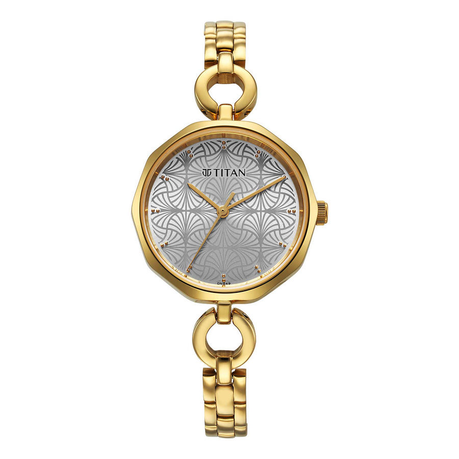 Titan Karishma Silver Dial Watch for Women
