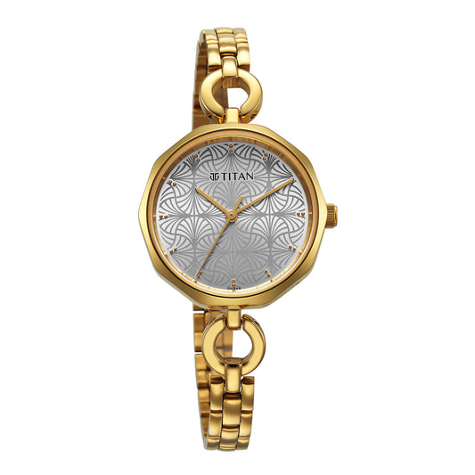 Titan Karishma Silver Dial Watch for Women