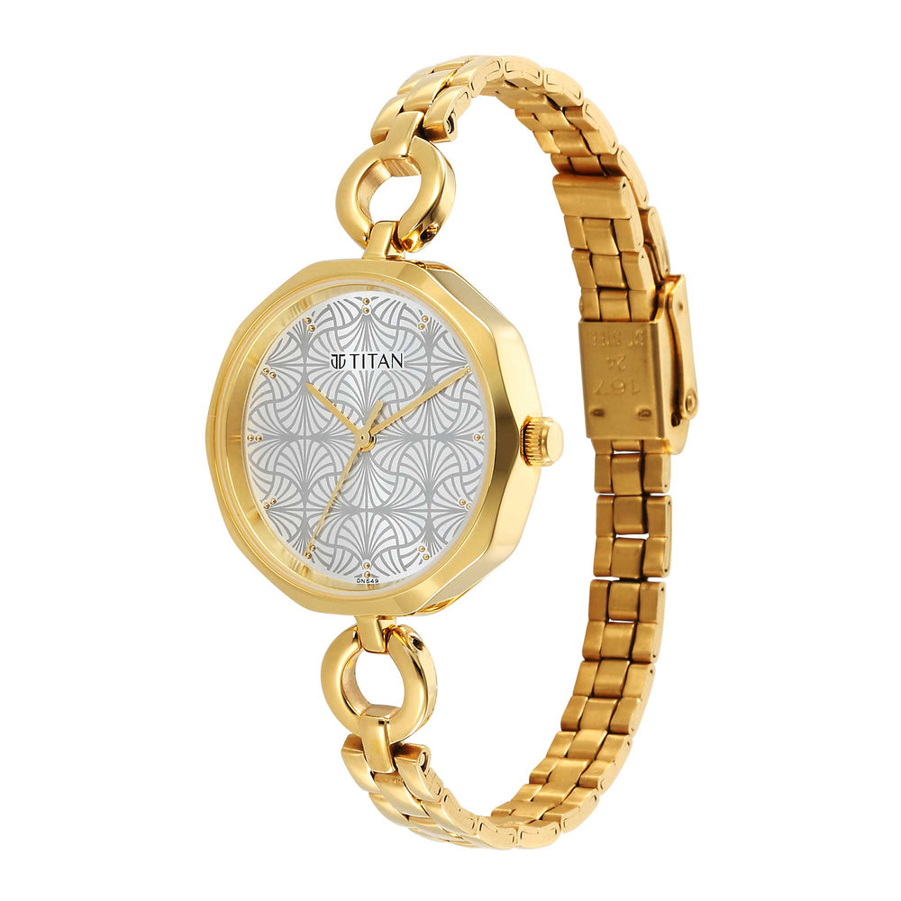 Titan Karishma Silver Dial Watch for Women