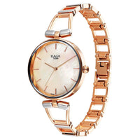 Titan Raga Mother Of Pearl Dial Two Toned Metal Strap Analog Watch for Women