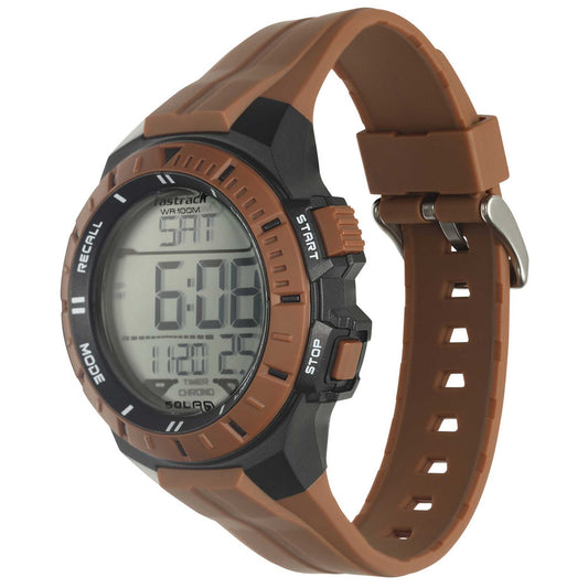 Fastrack Streetwear DigitalNA Dial PU Strap Watch for Guys