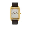 Sonata Quartz Analog White Dial Leather Strap Watch for Men