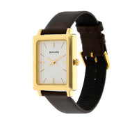 Sonata Quartz Analog White Dial Leather Strap Watch for Men