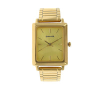 Sonata Quartz Analog Champagne Dial Stainless Steel Strap Watch for Men