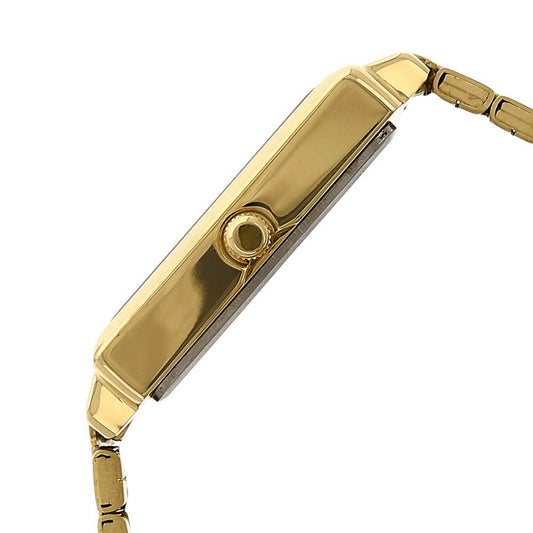 Sonata Quartz Analog Champagne Dial Stainless Steel Strap Watch for Men