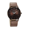 Sonata Aspire Quartz Analog Brown Dial Leather Strap Watch for Men