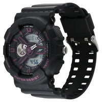 Sonata SF Dreamer Series Quartz Digital Analog Digital Black Plastic Strap for Men