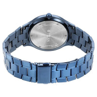 Titan Classique Slimline Blue Dial Quartz Analog with Date Stainless Steel Strap watch for Men
