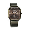 Titan Avant Garde Quartz Multifunction Brown Dial With Green Color Stainless Steel Strap Watch For Men