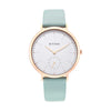 Titan Slimline White Dial Analog Leather Strap Watch for Women