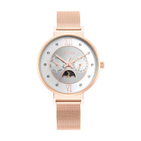 Titan Slimline Silver Dial Quartz Multifunction Stainless Steel Strap Watch for Women
