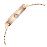 Titan Purple Style Up Quartz Analog White Dial Stainless Steel Strap Watch for Women