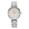 Titan Purple Style Up Quartz Analog Mother Of Pearl Dial Stainless Steel Strap Watch for Women