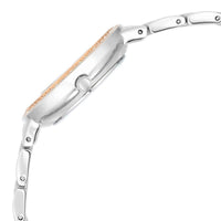 Titan Raga Showstopper Silver Dial Two Toned Metal Strap Analog Watch for Women
