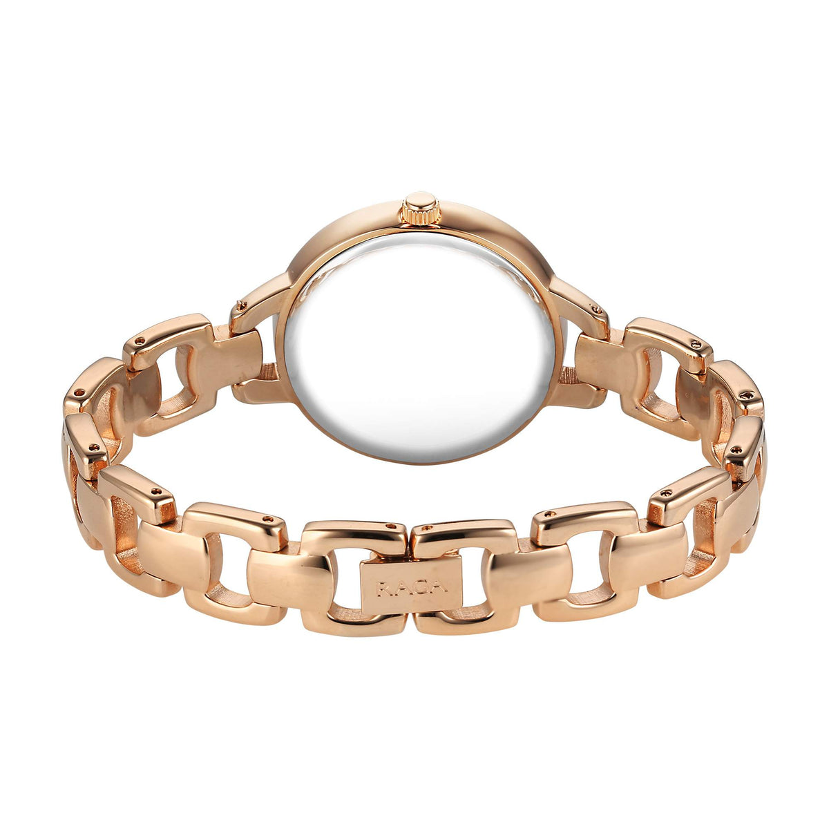 Titan Raga Showstopper Pink Dial Rose Gold Metal Strap Analog Watch for Women