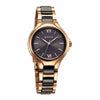 Titan Workwear Black Dial Two Toned Hybrid Strap Analog Watch For Women