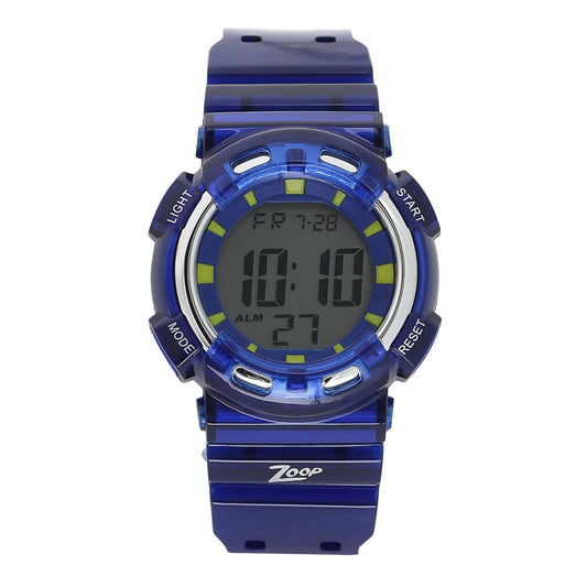 Zoop By Titan DigitalDigital Dial PU Strap Watch for Kids