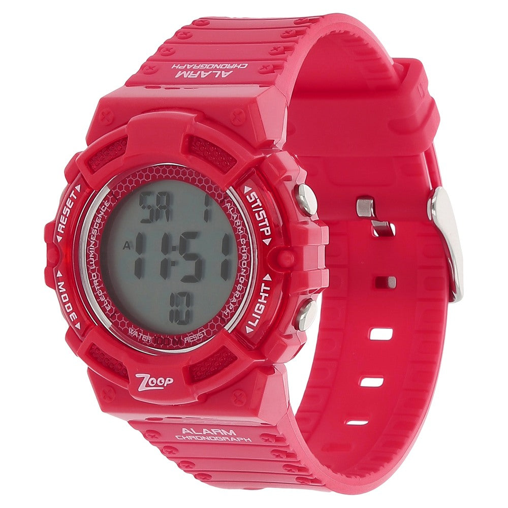 Zoop By Titan DigitalDigital Dial PU Strap Watch for Kids