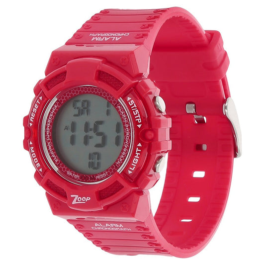 Zoop By Titan DigitalDigital Dial PU Strap Watch for Kids