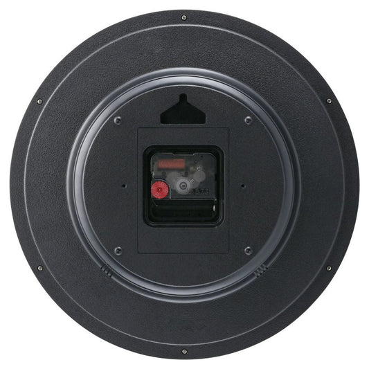 Titan Contemporary Black Wall Clock with Silent Sweep Technology - 30 cm x 30 cm (Medium)
