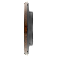 Titan Contemporary Balck Wall Clock - 32.5 cm x 32.5 cm (Medium)