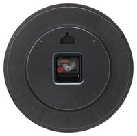 Titan Contemporary Balck Wall Clock - 32.5 cm x 32.5 cm (Medium)