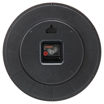Titan Contemporary Balck Wall Clock - 32.5 cm x 32.5 cm (Medium)