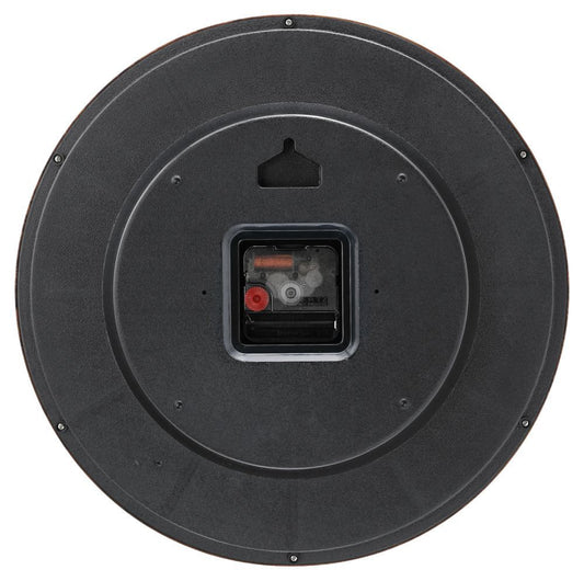 Titan Contemporary Balck Wall Clock - 32.5 cm x 32.5 cm (Medium)