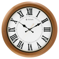 Titan Classic White Wall Clock with Silent Sweep Technology - 42 cm x 42 cm (Large)