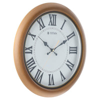 Titan Classic White Wall Clock with Silent Sweep Technology - 42 cm x 42 cm (Large)