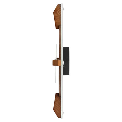 Titan Wood & Glass Fusion Wall Clock - 32 cm x 32 cm (Medium)
