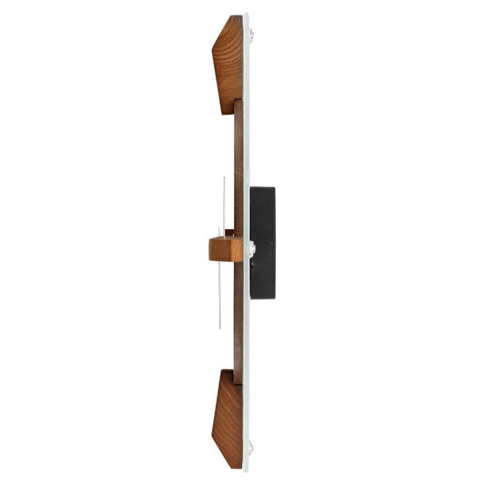 Titan Wood & Glass Fusion Wall Clock - 32 cm x 32 cm (Medium)