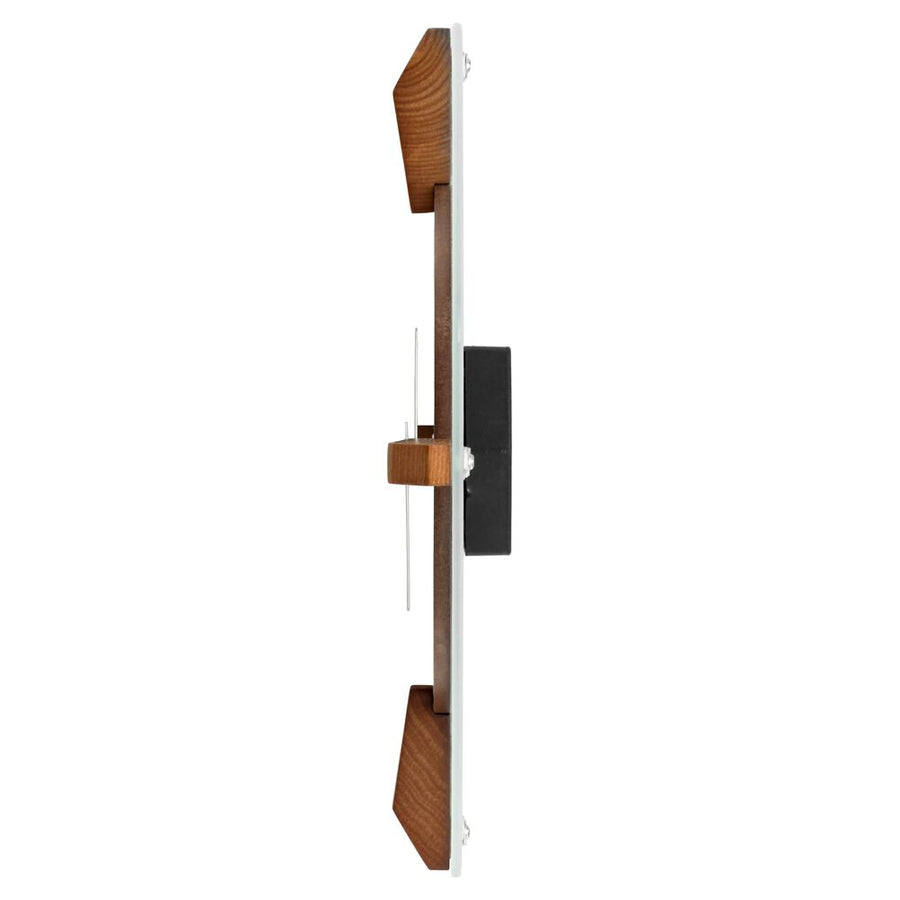 Titan Wood & Glass Fusion Wall Clock - 32 cm x 32 cm (Medium)