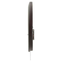 Titan Wooden Half Moon Wall Clock with Glass Dial - 32 cm x 31 cm (Medium)