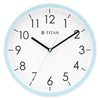 Contemporary White Dial Blue Color Silent Sweep Technology - 32.5 cm x 32.5 cm (Medium)