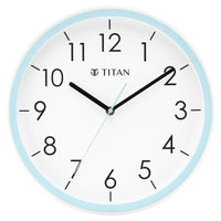 Contemporary White Dial Blue Color Silent Sweep Technology - 32.5 cm x 32.5 cm (Medium)