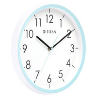 Contemporary White Dial Blue Color Silent Sweep Technology - 32.5 cm x 32.5 cm (Medium)