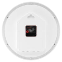 Contemporary White Dial Blue Color Silent Sweep Technology - 32.5 cm x 32.5 cm (Medium)