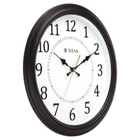 Classic White Wall Clock with Silent Sweep Technology - 42.0 cm x 42.0 cm (Large)